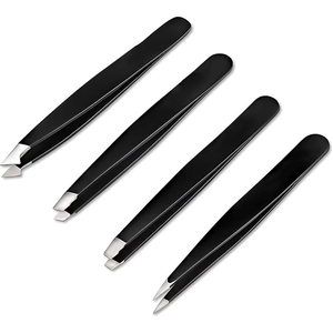 Ensemble de pinces à épiler professionnelles en acier inoxydable pour l'élimination des poils incarnés, des cils et les outils de précision pour le maquillage - Product Image 5