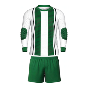 Custom Goalkeeper Kit Long Sleeve Soccer Jersey Padded Trousers Professional Football Goalkeeper Uniform For <b>Men</b> And Women Teams - Product Image 2