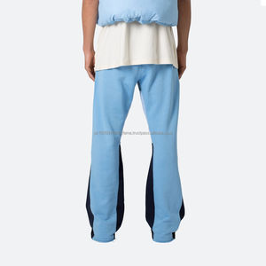 High Quality Unisex Slim Fit Lightweight Flare Pants Custom Men's Flared Sweatpants Polyester/Cotton Canvas Waterproof - Product Image 6