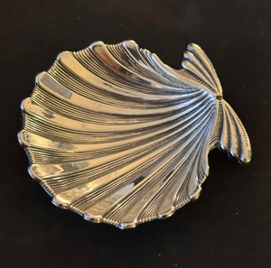 Offre Spéciale : Plateau à Bijoux en Métal Plaqué Argent en Forme de Coquille Saint-Jacques, Rangement pour Anneaux et Bijoux, Organisateur de Coiffeuse, Vente en Gros Fabricant - Product Image 1