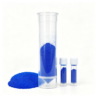 Peptida Tembaga Biru 99% GHK-Cu Kemurnian Tinggi Bahan Baku Kosmetik Bubuk Larut Air 1g Kemasan Jaminan Kualitas