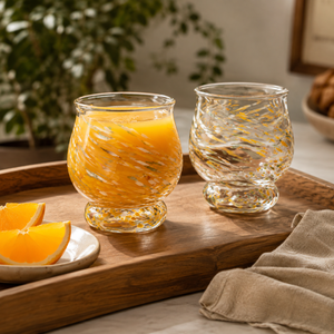 Verres à boire transparents en borosilicate faits à la main de 200 ml, sans plomb, pour whisky, eau, jus, réutilisables, en gros - Product Image 5