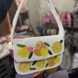 Embroidery Crafts, Cross-stitching & <b>Needlework</b> Beaded Handbag for Women Purse Design Weddings shoulder bag Parties Evening Bags - Product Image 1
