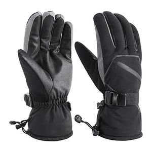Fournisseur direct d'usine, gants de ski en cuir de haute qualité, design de logo personnalisé, imperméables, confortables, chauffants, pour le snowboard, l'hiver - Product Image 1