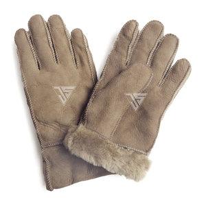 Gants d'hiver chauds pour la conduite avec poignets en fourrure, gants en cuir sans chrome doublés de fourrure pour hommes - Product Image 5