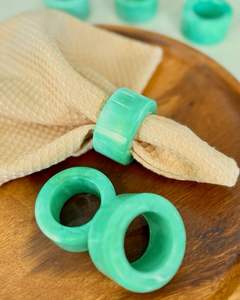 Anillo para Servilletas de Resina Estilo Rústico para Bodas en Granjas y Decoración de Mesa con Temática Natural - Product Image 5