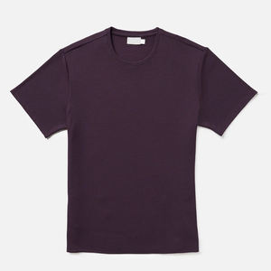 T-shirt pour homme en bambou à manches courtes, t-shirts pour homme durables, t-shirt ajusté, t-shirt bio pour homme à col rond - Product Image 1