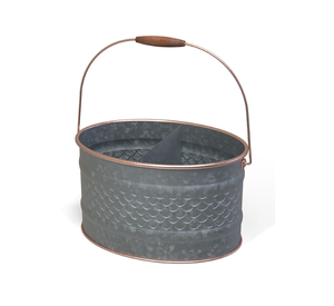 Luxury Customized Iron Caddy Holder with Practical <b>Storage</b> Layout and Strong Carrying Handle - Product Image 5