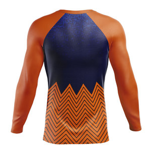 Customize Your Own Logo Sublimated Full Sleeve Rash Guard MMA Rash Guard BJJ Rash Guard <b>Compression</b> <b>Shirt</b> MMA Rashguard <b>for</b> <b>Men</b> - Product Image 2
