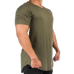 เสื้อยืดผ้าคอตตอน 100% ระบายอากาศ แห้งเร็ว พิมพ์โลโก้ตามสั่ง ขายส่ง เสื้อยืดออกกำลังกายผู้ชาย แบบดิสเทรส - Product Image 4