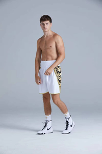 Pantalones Cortos de Boxeo Sublimados Personalizados, Muay Thai, Kickboxing, para Hombre y Mujer, 100% Poliéster, 160g, Secado Rápido, para Entrenamiento y Combate - Product Image 2