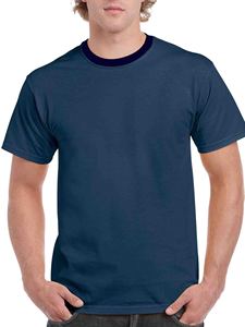T-shirt décontracté pour homme en coton 100% à manches courtes et coupe ample anti-rides - Product Image 2