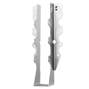 50 Pezzi Supporti per Travi con Dimensioni Interne 1,57 X 1,50 X 7,83 Pollici / 40 X 38 X 199 mm, Ganci Metallici Resistenti alla Ruggine per Travi Antiuragano - Product Image 1