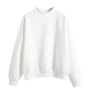Sudadera con Capucha Oversize de Algodón Suave para Mujer con Logo Personalizado, Cuello Alto, Estilo Urbano, Forro Polar, para Otoño - Product Image 5