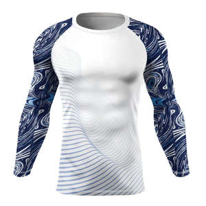 Rash <b>Vest</b> Surf Shirt Rush Guard Sun Protection Clothing <b>Men's</b> <b>Compression</b> Shirts UPF 50 Rash guard <b>Men</b> Rash Guards - Product Image 5