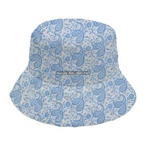Sombrero de pescador de algodón con estampado a mano, estilo hip hop, moderno, para mujer, QBH007 - Product Image 3