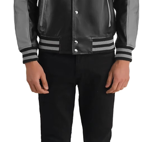 Men's <b>Varsity</b> <b>Jackets</b> Wholesale Blank <b>Varsity</b> <b>Jackets</b> Custom logo <b>Plain</b> <b>Varsity</b> <b>Jacket</b> for Men Breathable Custom Fashion OEM - Product Image 5