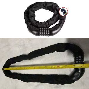 Candado de Cadena para Bicicleta Plegable con Contraseña Antirrobo, Seguro y Práctico - Product Image 3