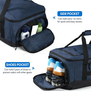 Premium Quality Durable Fabric Multi-Use Convertible <b>Backpack</b> Duffel Zipper Waterproof for Gym Travel Sports <b>Training</b> Use - Product Image 5