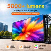 Écran LED mural vidéo anti-poussière P2.5/P3/P4, accès frontal, IP65, 8000 cd, étanche, pour extérieur, panneau de stade, résolution 8K, compatible lumière du soleil