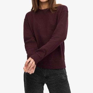 Sweat-shirt pour femme à manches longues, service OEM, avec logo personnalisé, col rabattu, pour les acheteurs en gros, vêtements décontractés. - Product Image 6