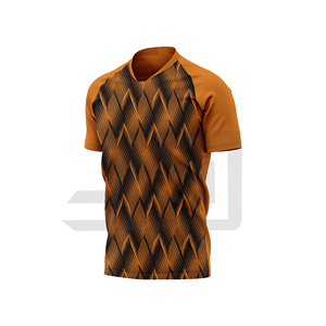 Camiseta Deportiva JAMEZ con Nombre de Equipo Personalizado, Cuello en V, Manga Corta, 100% Algodón, Secado Rápido, Antibacteriana - Juega con Coraje, Defiende, Orgullo, Ataca - Product Image 2
