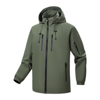 Veste imperméable respirante LAYENNE à prix raisonnable, couleur personnalisable, pour la course à pied et les activités de plein air, pour hommes