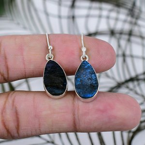 <b>Best</b> Deal 925 Sterling Silver Handcrafted Labradorite Drop Earrings Blue Flash Gemstone Healing Crystal Wedding Party Gift - Product Image 1