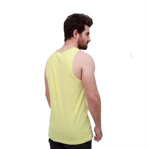 Débardeur sans manches 100% coton blanc pour homme, respirant et à séchage rapide, style sportif pour la salle de sport - Product Image 2