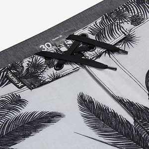 Shorts de bain pour hommes, imprimé floral tropical noir et blanc, prix direct usine, bonne qualité, vêtements OEM - Product Image 6