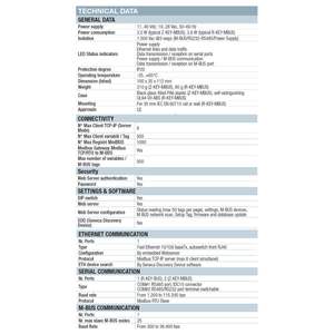 Convertidor de Protocolo Industrial R-KEY-MBUS Modbus M-Bus, Puente de Protocolo 19-28VAC/10-40VDC, 1 Año de Garantía para Comunicación SCADA BMS IoT - Product Image 3