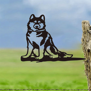 Decorazione da Parete Rustica in Ferro con Silhouette di Cane e Gatto, per Interni ed Esterni, 100% Fatto a Mano, Dimensioni Personalizzabili CIFbuy - Product Image 5