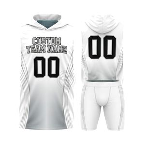 Maillots de sport personnalisés 160 GSM en polyester respirant, coupe athlétique, pour les programmes de flag football scolaire - Product Image 2