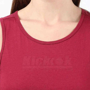 Nueva Camiseta sin Mangas para Mujer, 100% Algodón, Transpirable y de Secado Rápido, Logotipo Frontal Personalizable, Ropa Deportiva, Superventas - Product Image 5