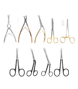 ชุดเครื่องมือผ่าตัดเสริมจมูกสแตนเลสเยอรมันสีเงิน 64 ชิ้น ชุดเครื่องมือผ่าตัดพื้นฐาน คู่มือการใช้งาน ได้รับการรับรองมาตรฐาน CE & ISO13485 Medzora Surgical - Product Image 2