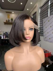 Peluca recta de hueso con flecos, cabello humano vietnamita, lista de precios al por mayor para personas, cabello humano de hueso liso 100%, cabello humano de Vietnam - Product Image 5