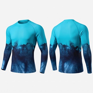 Custom Unisex One Piece Swimwear Quick Dry Stretch <b>Swimming</b> <b>Shirt</b> Wholesale Manufacturer - Product Image 3
