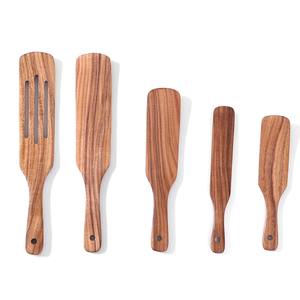 Juego de utensilios de cocina de alta calidad, juego de espátulas de madera al mejor precio, espátula de madera para cocinar fácilmente. - Product Image 2