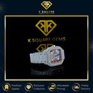 Montre Carrée de Luxe à Quartz avec Diamants, Mouvement Automatique Analogique VVS de Haute Qualité, Nouveau Design, Prix de Gros - Product Image 2