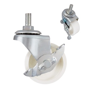 CCE ล้อ M8 X 15มิลลิเมตร PP รถเข็นล้อรถเข็นสำหรับหมุนชั้นวางรองเท้ายึด - Product Image 1