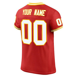 Best Quality Unisex American Football Jersey Custom Sublimation Breathable Quick Dry V-Neck Short Sleeve Football Jersey - Product Image 6