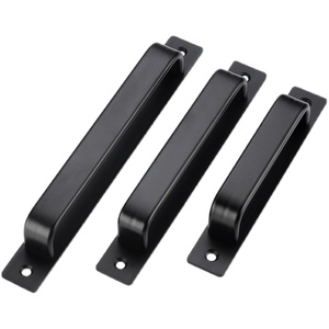 Manija de Puerta y Ventana de Aleación de Aluminio Autoadhesiva Gris Estilo Minimalista - Product Image 4