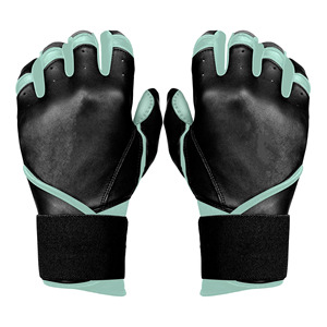 Gants de gardien de but unisexes en cuir à doigts entiers, paume antidérapante, respirants, sangle de poignet réglable, sport de plein air - Product Image 1