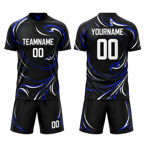 Uniforme de Fútbol Sublimado Personalizado al por Mayor OEM Unisex Pantalones Cortos Elásticos en Cuatro Direcciones Nombre del Jugador Impreso Ropa de Entrenamiento de Secado Rápido - Product Image 2