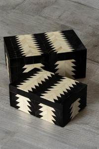 Artisan Bone Inlay Jewelry <b>Chest</b> Handmade Decorative Keepsake Organizer Premium <b>Storage</b> Box for Home and Office Decor - Product Image 2
