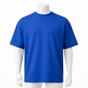 Custom 100% Cotton Plain T Shirt Men Oversized Heavyweight Blank Tee High Quality Streetwear OEM Bulk Wholesale - Product Image 4