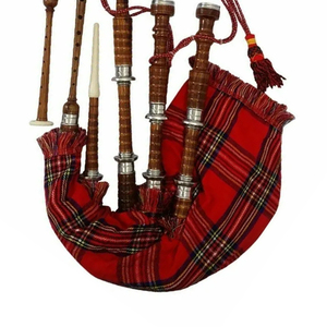 Baguettes à dents de cor en bois de rose artisanales avec sac synthétique et supports métalliques pour les performances de musique folklorique traditionnelle - Product Image 6
