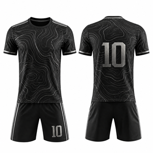 Ensemble de maillots de football personnalisés, uniforme d'équipe de football, vêtements de sport à séchage rapide, logo personnalisé, OEM, marque privée, vente en gros - Product Image 1