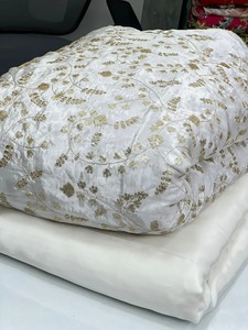 Tela africana con estampado digital y bordado de diseñador, encaje para abaya, caftán, boutique, venta al por mayor. - Product Image 6