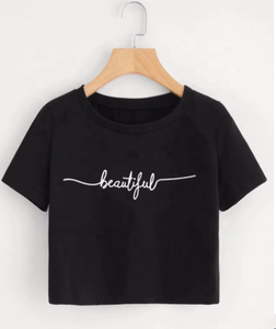 Custom logo Print Graphic t Shirt Fashionable Tee Cotton Vintage Shirt Ladies Casual t Shirt <b>Tops</b> T shirt for Women Best In 2026 - Product Image 3